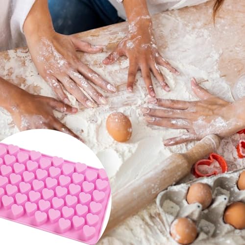 JOYVOX Romantic Heart Shaped Ice Cube Tray - Durable Silicone Mold for Love-Shaped Ice Cubes - Image 5