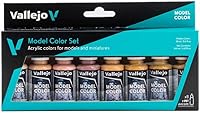 Vista 1 de Vallejo - Model Color Face & Skin Tones Set Modeling Acrylic Paints 8 bottles x 18 ml (0.60 fl.oz.)