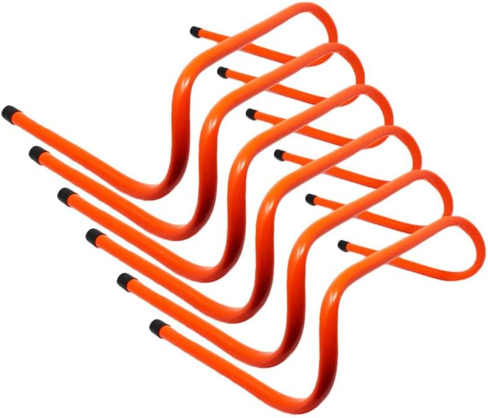 Harayaa 50 Conos Planos Antideslizantes De 6 Pulgadas - Set Entrenamiento Fútbol, Multideporte, Colores Vivos