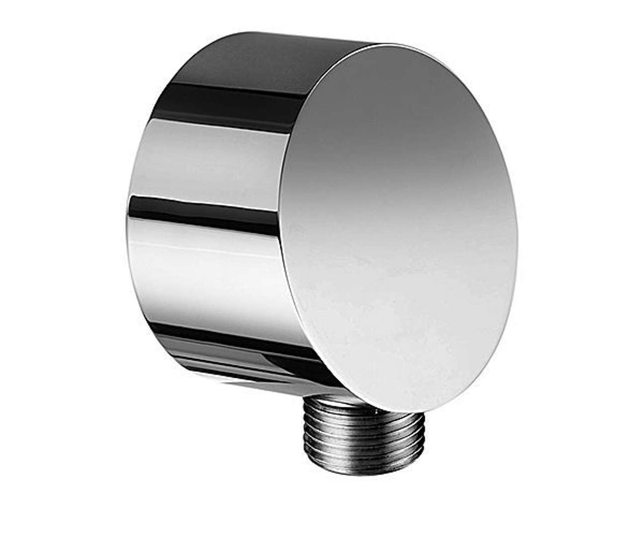 Schell 064690699 PURIS - Arco de conexión para pared (rosca de conexión autosellante, válvula antirretorno DN 15 G 1/2 AG cromada)