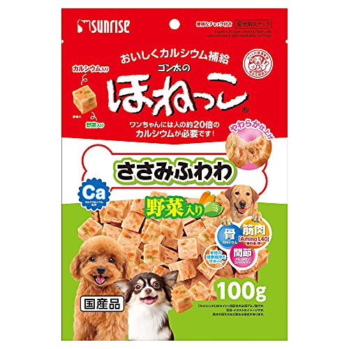 ゴン太のほねっこ ささみふわわ 野菜入り 100gのサムネイル