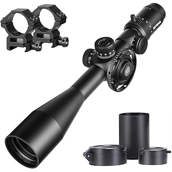 ARORY Rifle Scopes for Hunting - 4-16x44 Rifle Scope with MOA Reticle and Parallax Adjustment, First Focal Plane FFP Gun Scopes, Sunshade Included, Waterproof, Fogproof, 30mm Tube