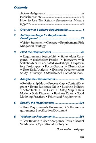 The Software Requirements Memory Jogger: A Pocket Guide To Help Software And Business Teams Develop And Manage Requirements (Memory Jogger) #TOP2