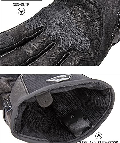 YGLONG Guanti Moto Guanti da Moto Impermeabile