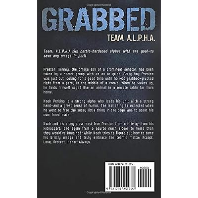 Grabbed: An MM Mpreg Romance (Team A.L.P.H.A.) Paperback January 16, 2019