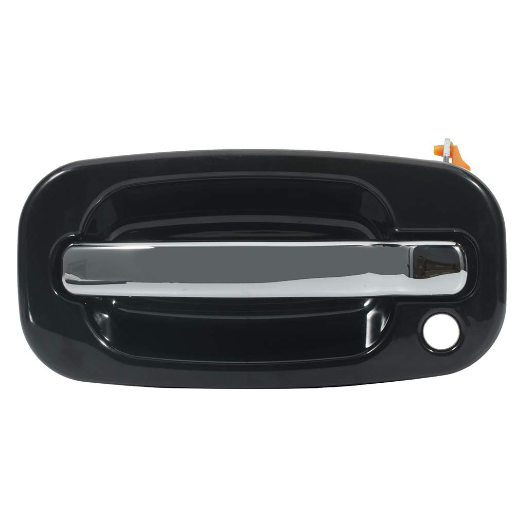 ZENITHIKE Chrome Door Handle Exterior Front Driver Left Side for Select 2000-2007 for Chevrolet Silverado for GMC Sierra