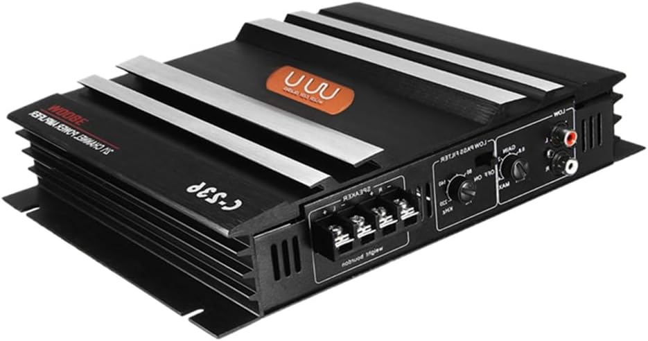 Amplificateur Audio Voiture KSTE 12V 600W - Subwoofer Numérique Haute Puissance - Carte Ampli