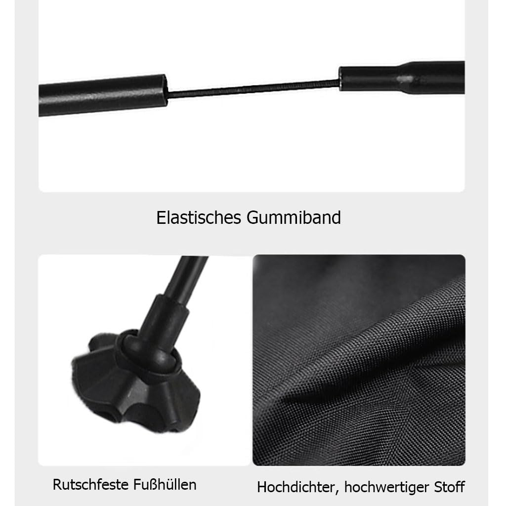 Campingstuhl Faltbar mit Netzgewebe, Niedriger & Hochlehner Strandliege Klappbar Leicht, Outdoor Klappstuhl Camping Stuhl für Picknick Balkon