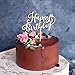 21pcs Adorno de Pastel Feliz Cumpleaños Madera Decoración de Tarta de Cumpleaños Toppers de Tarta Happy Birthday Cake Toppers para Pastel Tartas Cupcakes de Fiesta Cumpleaños