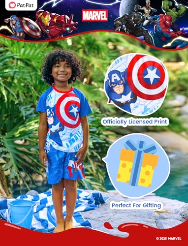 Image of Disney Marvel Spiderman Cars Boy Swimsuit Rash Guard Shirts & Swim Trunk Boys Swim Set Mickey Summer Bathing Suit 2-13 Years
