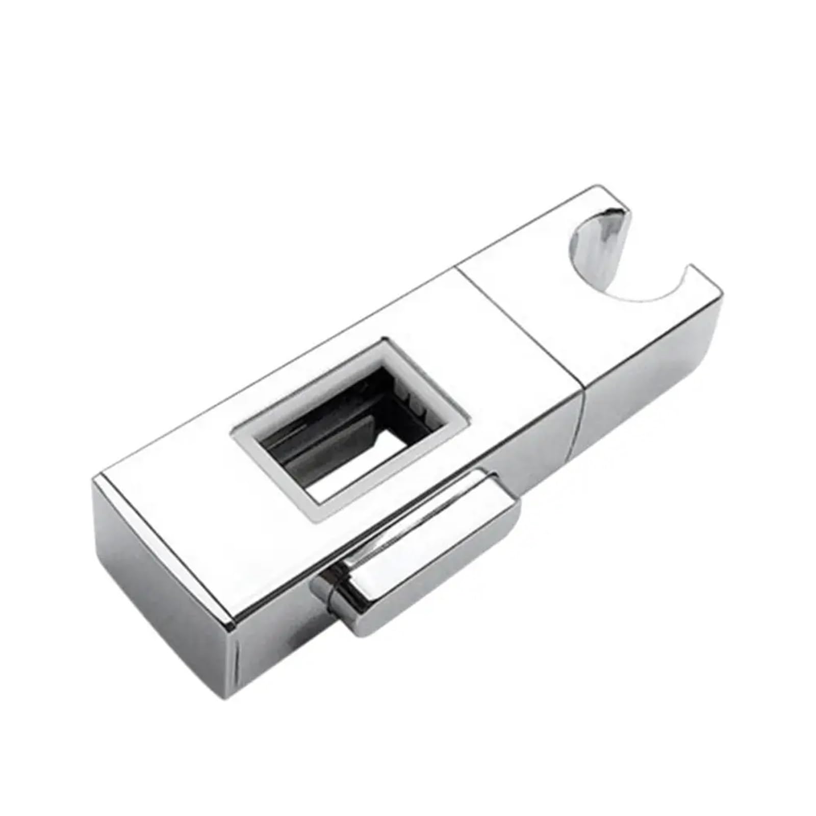 Square Pipe Shower Head Holder Bathroom Slide Bar Shelf Riser Rail Bracket Sprayer Fixed Base Bathroom Hardware Accessories ( Color : -C )