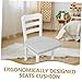 Parliky Garden Seat Cushion Removable Tie Design Modern Minimalist Style for Patio Dining Chairs Comfortable Sitting Mat