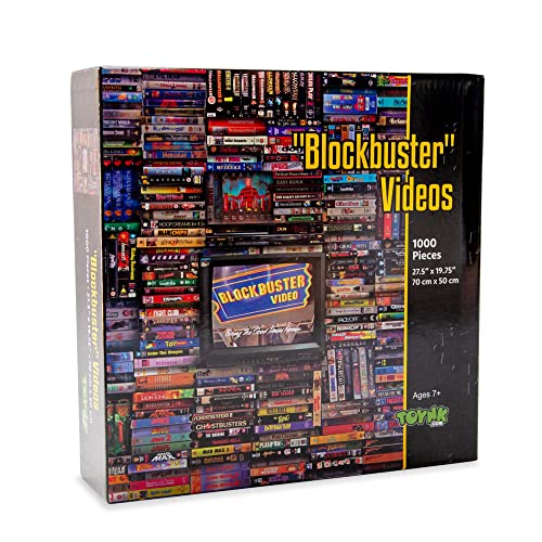 Blockbuster Era 1000-Piece Jigsaw Puzzle, Brain Teaser For Kids And Adults | 28 X 20 Inches #TOP1