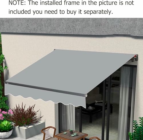 Lona de repuesto para toldo manual de patio, sombra para cenar en la terraza 3
