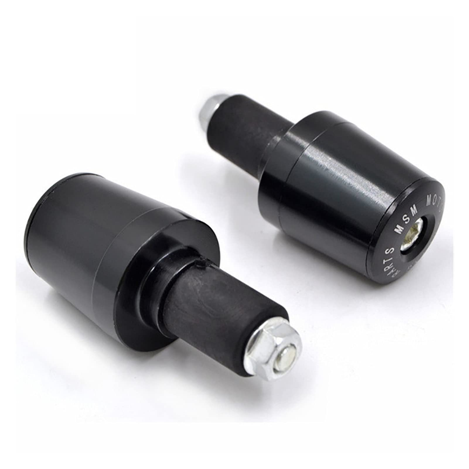 Hihaha Tappo Estremità Manubrio Moto per Honda CBR250R CBR300R CBR400R CBR600RR / Impugnature Manubrio Anteriore/Lega di Alluminio Resistente 7/8 22mm / 2 Pezzi Nero Rosso