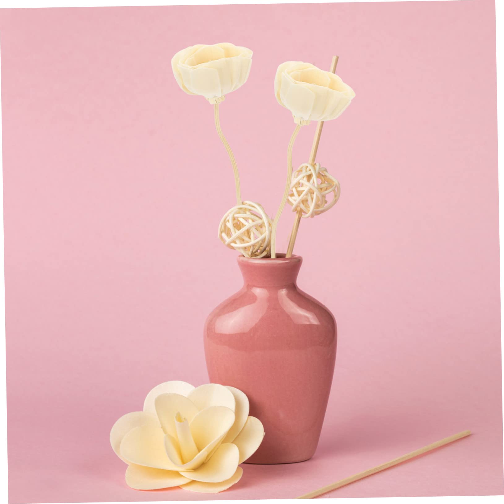 MAGICLULU 3 Sätze Aromatherapie-Rattan Room Fragrance Diffuser Sticks Wesentliche Diffusoren Automatisch Docht Duftstäbchen Für Ätherische Öle Zubehör Für Aromaflaschen 10 Stück * 3