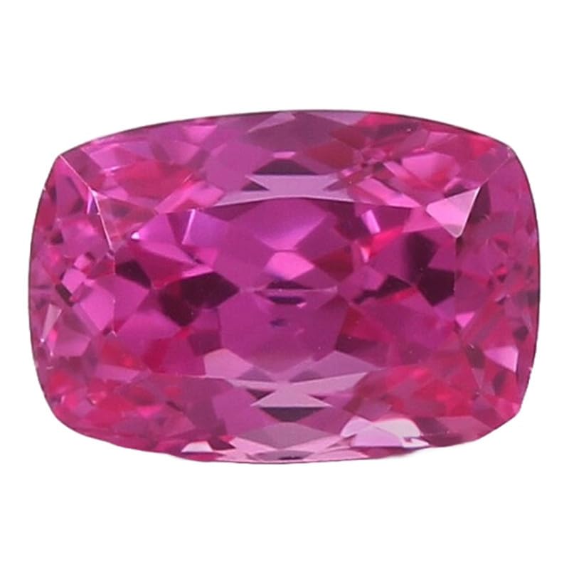Saphir rose naturel coussin 11x7mm pierre précieuse en vrac pour création bijoux GH_NAT_00994
