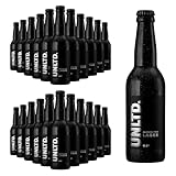 UNLTD. Lager sin alcohol (24 x 330 ml) | Ganador de premios sin alcohol | 0.5% ABV | Bajo en calorías/vitaminas | Elaborado en el Reino Unido | Apto para veganos/sin gluten | Love Beer Hate Hangovers!