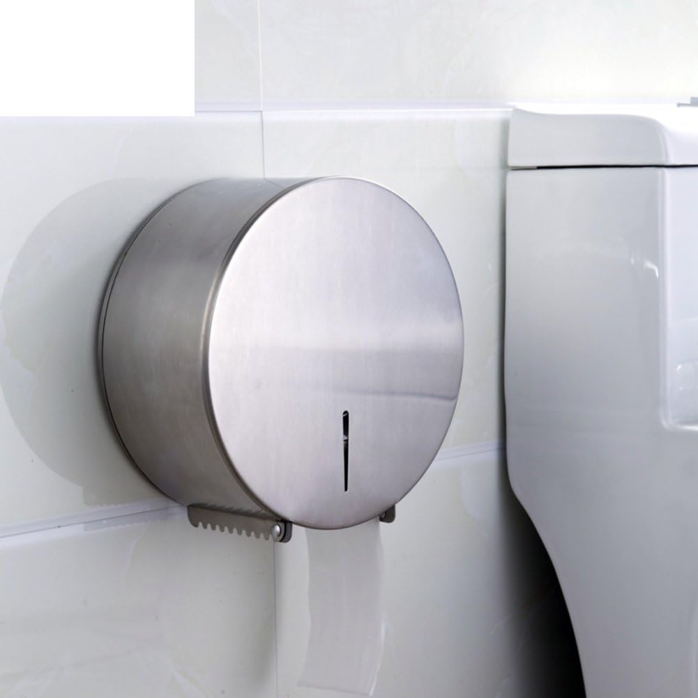 Large Stainless Steel Toilet roll Holder/Toilet Paper Holder/Large Tray/Paper Towel Holder/Tissue Box