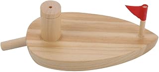 Wooden Balloon Powered Boat
