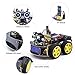 KEYESTUDIO Smart Car Robot,4WD Programmable DIY Starter Kit for Arduino for Uno R3,Electronics Programming Project/STEM Educational/Science Coding Kit for Teens Adults,15+