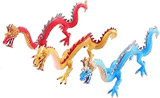 OATIPHO Conjunto De Brinquedos Infantis Para Crianças Brinquedos De Animais Modelo De Dragão Chinês Estátua De Dragão Chinês Brinquedo De Dragão Dourado Modelo Animal Brinquedo De