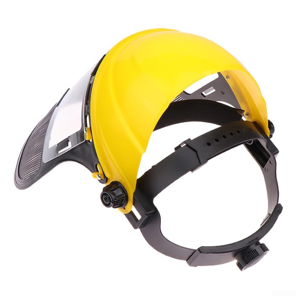 Casco di sicurezza per decespugliatori da giardino, leggero e regolabile per la massima protezione durante il lavoro