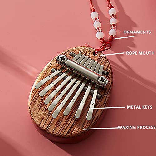 Pouce Piano 8 Touches Mini Kalimba, Cadeau Instrument de Musique Marimba Portable, Doigt en Bois Mbira avec Lanière… - Les Beatles, Paul McCartney, John Lennon, RIngo Starr, George Harrison Pouce Piano 8 Touches Mini Kalimba, Cadeau Instrument de Musique Marimba Portable, Doigt en Bois Mbira avec Lanière… – Image 4