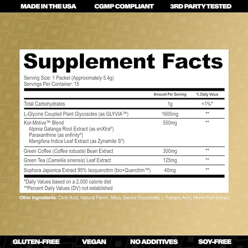 Image of Korrect Edge Paraxanthine Powder, Caffeine Alternative, 15 Ct (Mango) | Energy Powder Supporting Focus, Mental Clarity, Sustained Energy, Caffeine Alternative, Vegan, Gluten Free, Non-GMO