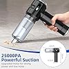 Semflagree Car Vacuum Cleaner Cordless, Handheld Vacuum Cleaner Powerful 25000PA Strong Suction with LED digital display USB Rechargeable Portable Mini Vacuum for Car, Home, Office