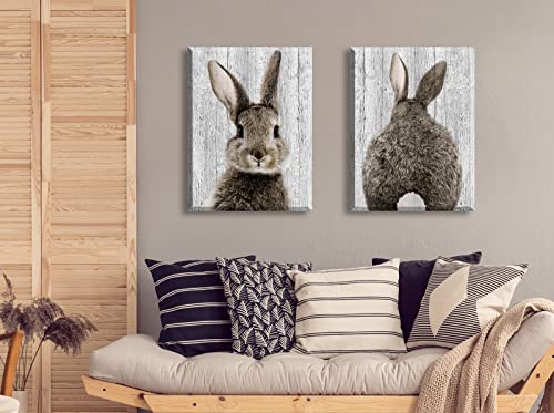 BLINFEIRU-Bunny-Decor-Easter-Canvas-Wall-Art-Brown-Lovely-Rabbit-Pictures-Prints-Baby-Kids-Room-Decorations-Cute-Animal-Artwork-Framed-Ready-to-Hang-12-W-x-16-H-x-2 BLINFEIRU Bunny Decor Easter Canvas Wall Art Brown Lovely Rabbit Pictures Prints Baby Kids Room Decorations Cute Animal Artwork Framed Ready to Hang 12 W x 16 H x 2