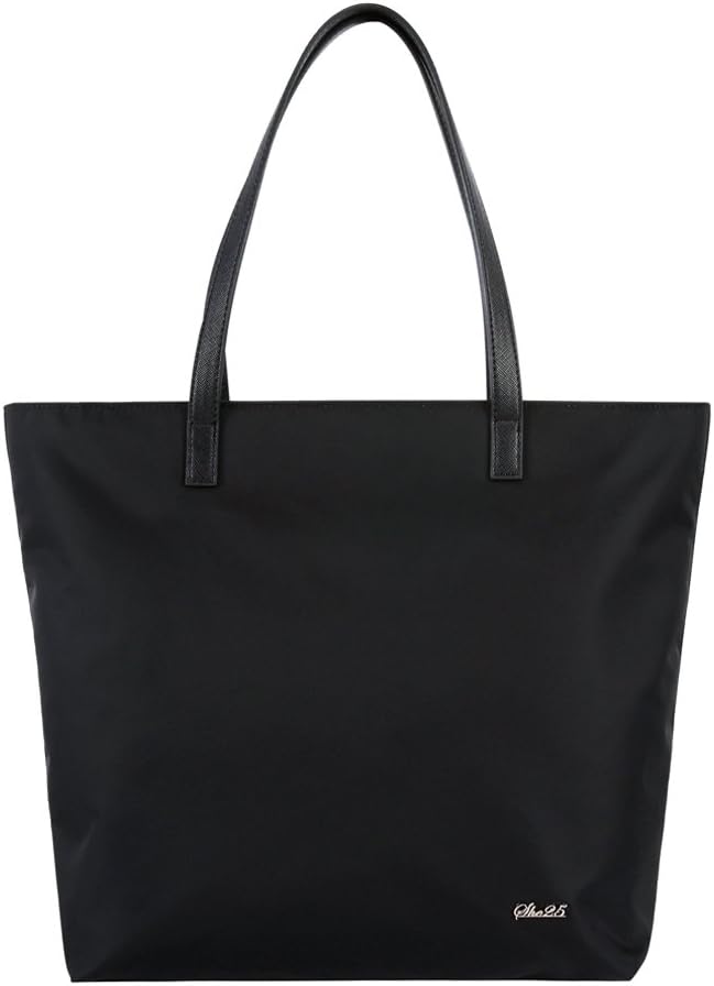 Women Spacious Travel Tote Bag Wa terproof Nylon Shoulder Bag with Removable Handbag