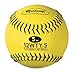 Markwort Lite Weight and Weighted Leather Softball, Optic Yellow, 5-Ounce