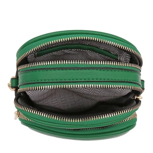Image of FashionPuzzle Multi Pocket PU Leather Casual Medium Crossbody Bag with Adjustable Strap