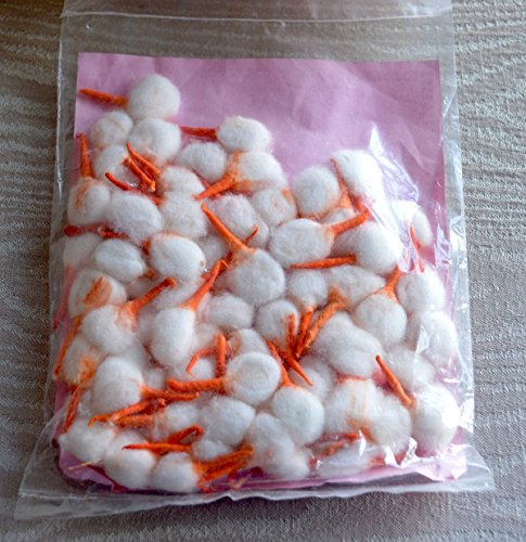 Siddhratan Hindu Cotton Wicks (Aarti, Arti Jyot Jot Batti Bati) for Diya Diva-Used for Lighting Lamp in Temple Home for Puja Pooja Religious Ceremony (Diwali puja, Navratre Puja, Pooja) (1000)