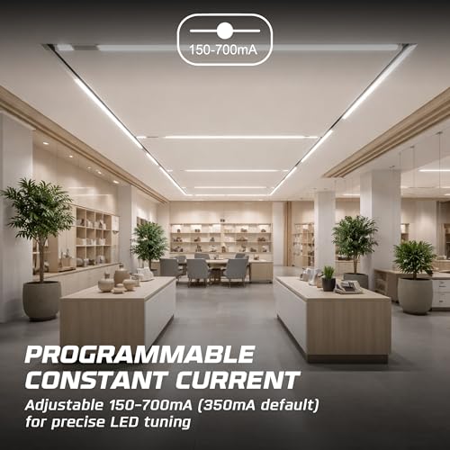 Image of OHLECTRIC Replacement for OTi 20 /120-277 /0A7 DIM-1 L G2 Linear 120-277V LED Driver with Programmable Output, 150-700mA & 10-55V, 20 Watts Power. LED Dimmer, 1-100% LED Dimming Range - 5 POL-91367-5ack