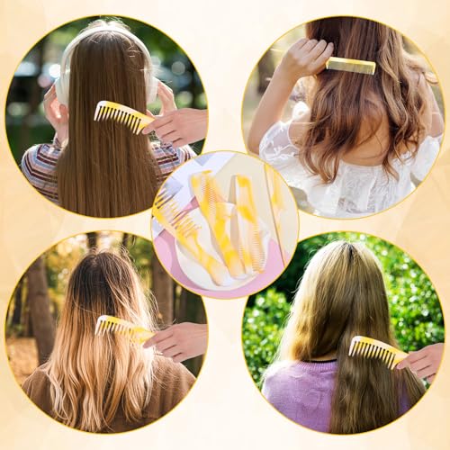 Set de 4 Peines Amarillos para Cabello miniatura 2