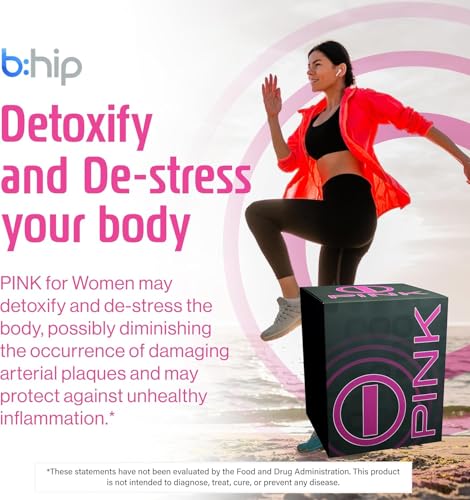 Image of bhip Pink for Women (Alive) - Pure Blend for Vitality, Stamina & Clarity, Energy Drink Mix Packets - Ideal for Active Women on The Go - 30 Servings