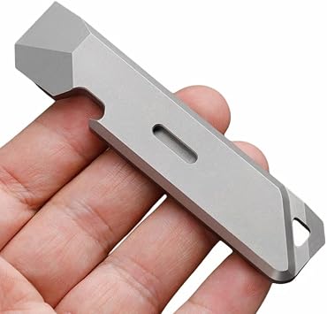 Titanium EDC Pry Bar,Portable Multitool Tool,Pocket Mini Pry Bar for Everyday Carry
