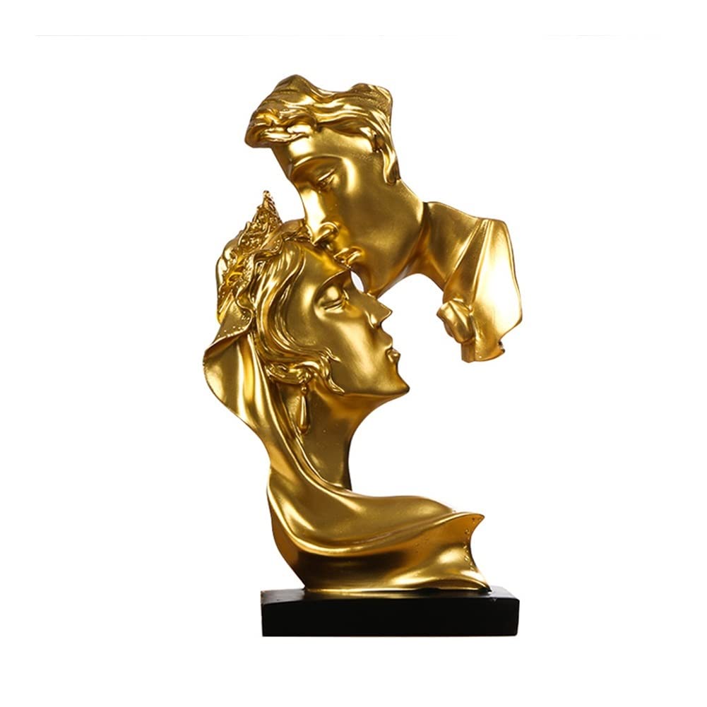 Artisanat résine amoureux modèle de sculpture chic pour la maison