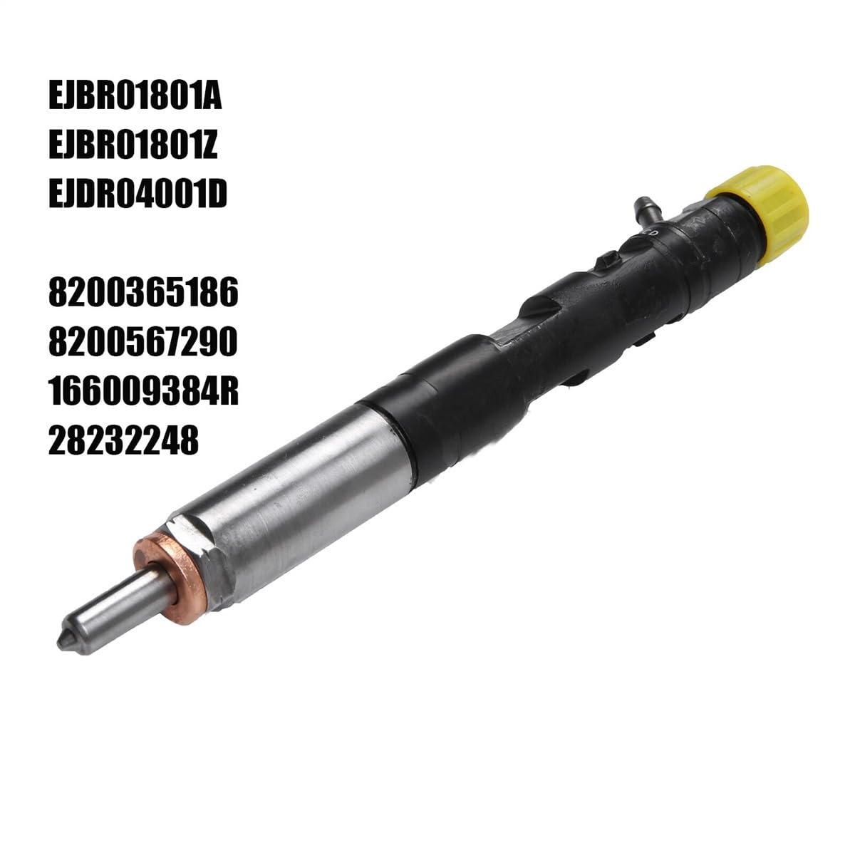 4PCS Diesel Kraftstoff Injektor Düse EJBR01801A / EJBR01801Z Kompatibel for Renault Clio Kangoo Megane Scenic 1,5 DCi