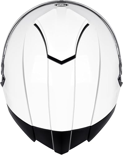 Miniatura 5 de YEMA Casco de moto de cara abierta 34 aprobado por DOT - Visera doble, hebilla de liberación rápida, cascos de motocicleta para adultos, para