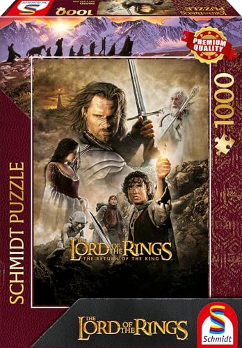 Schmidt- Señor Dr Anillos Spiele 58550 Lord Rings, Return of The Ring, 1000 Pieces, Multicolor, 69.3 x 49.3 cm
