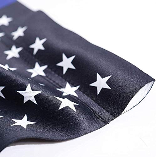 image for Kandice Police-Flags for Car Window, Double-Sided 12 x18 in Thin Blue 