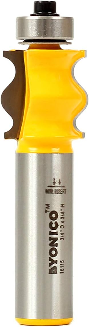 YONICO Picture Frame Molding Router Bit 3/4-Inch 1/2-Inch Shank 16115