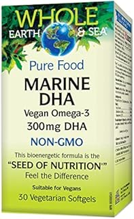 Natural Factors - Pure Food Marine DHA 300 mg Vegan Omega-3, Whole Earth