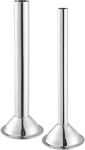 DEALPEAK 2 unids/set de tubos de acero inoxidable embudo de cocina herramienta salchicha cosas kit de molinillo de alimentos accesorio