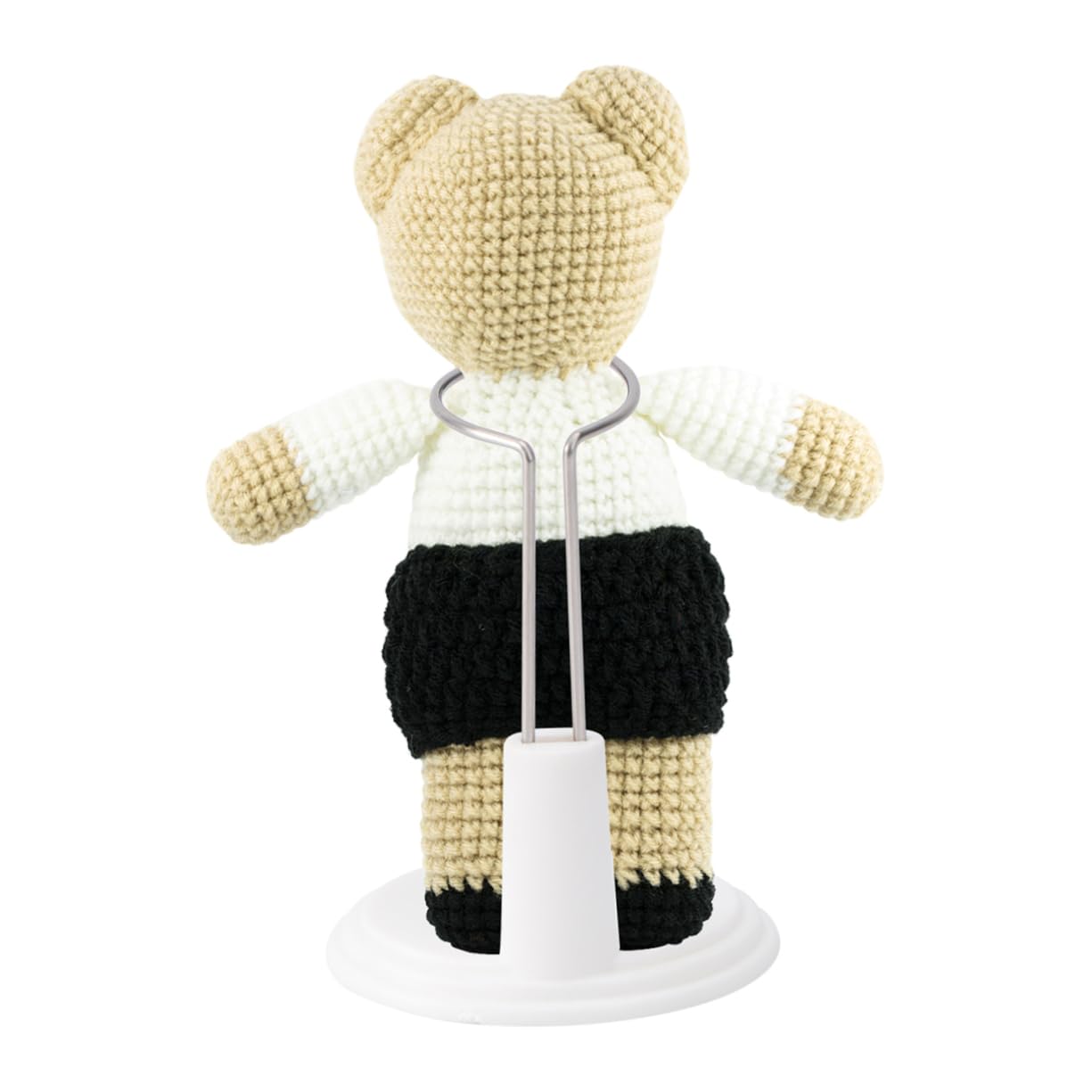 WHAMVOX 5sets Doll Display Stand Crochet Figurine Stands for Baby Dolls Action Figures Toys Stable Adjustable Support for Home Showcase 4pcs*5