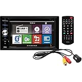 BOSS Audio Systems BVNV9384RC Car GPS Navigation and DVD Player - Double Din, Bluetooth Audio and Calling, 6.2 Inch LCD Touchscreen Monitor, MP3 CD DVD USB SD, Aux-in, AM FM Radio Receiver