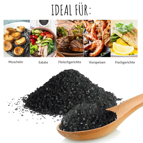 Hawaii Salz, schwarz,150g in der Dose